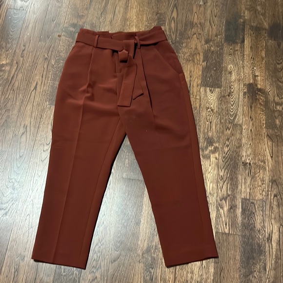 BNWOT Contemporaine Tie Crop Trousers - Picture 2 of 5